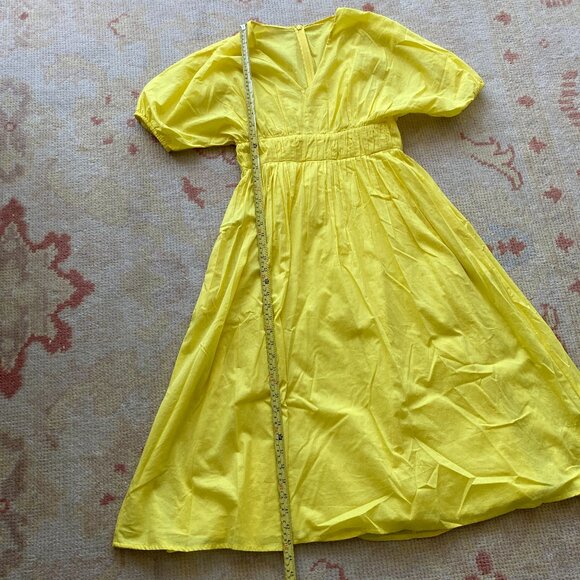 NWT Banana Republic Factory Voile Elbow-Sleeve Midi Dress XS Petite - Picture 7 of 8